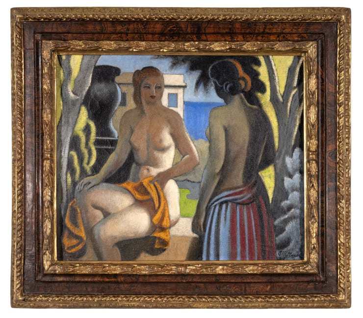 Jean Metzinger (1883-1956), Conversation dans un jardin (Les deux baigneuses), 1943