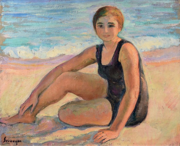 Henri Lebasque (1865-1937), Le maillot noir, circa 1923