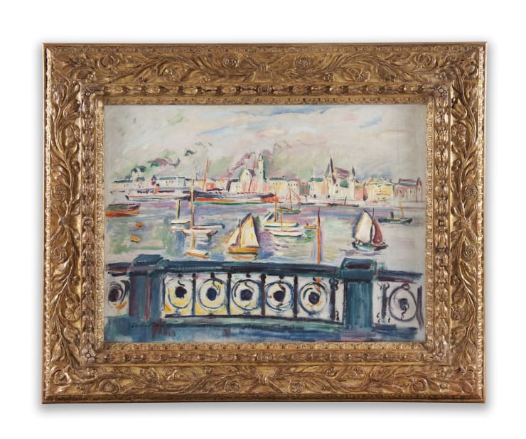 Achille-Émile Othon Friesz (1879-1949), Le port d'Anvers, 1906
