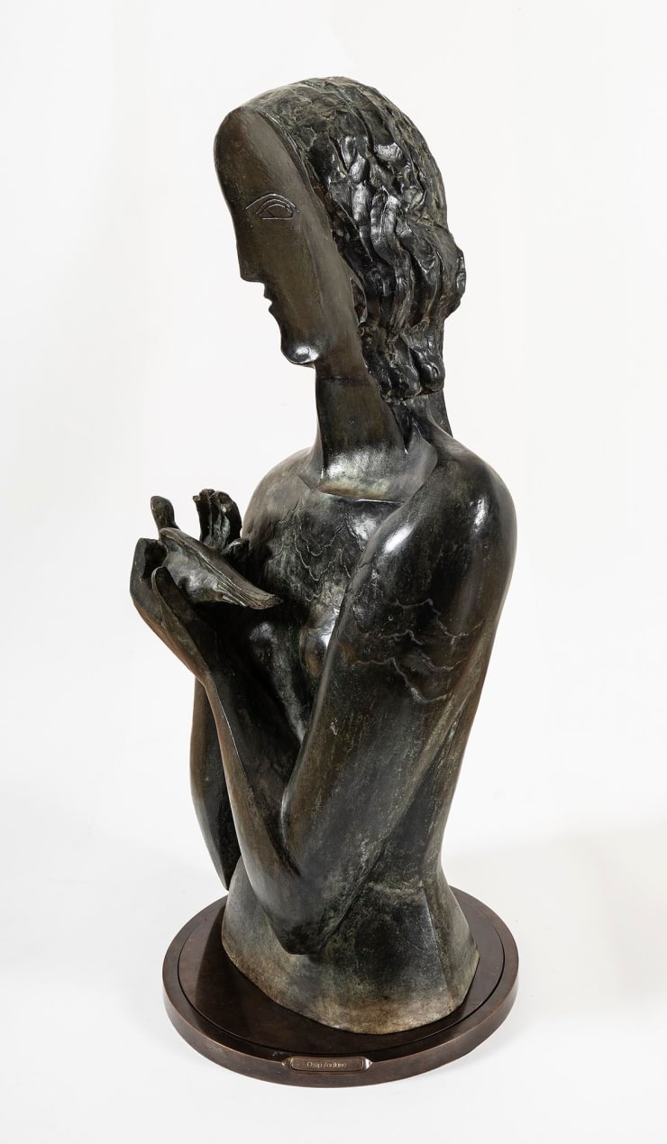 Ossip Zadkine (1890-1967), Jeune fille à la Colombe, Possibly circa 1928-1929