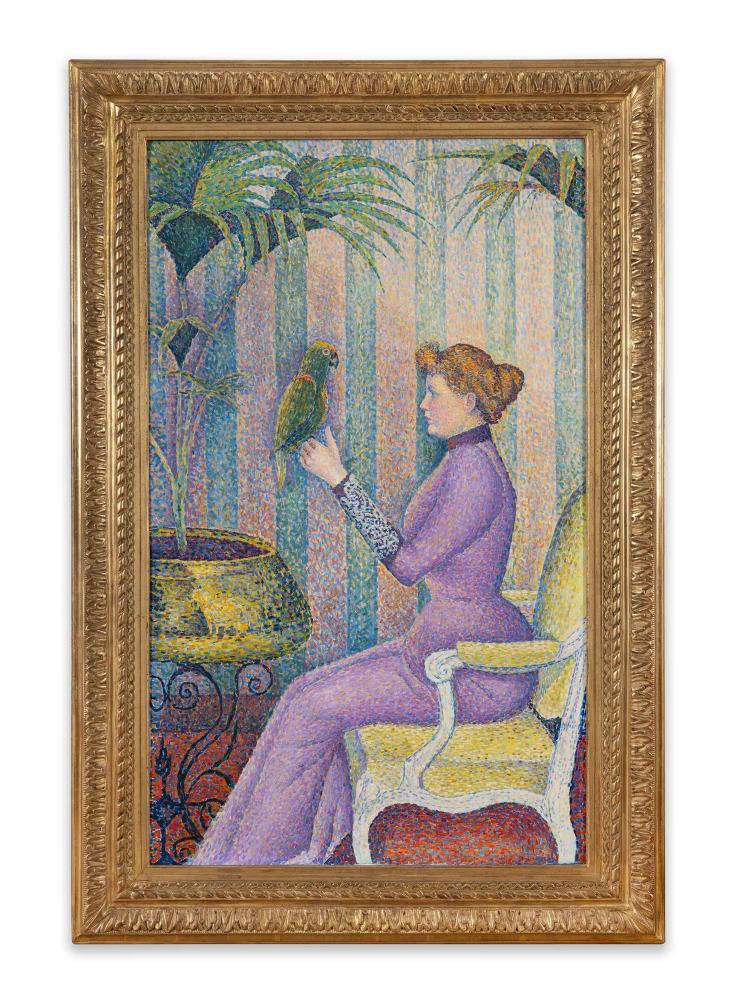 Antoine de La Rochefoucauld (1862-1959), L'oiseau vert, circa 1890-1893