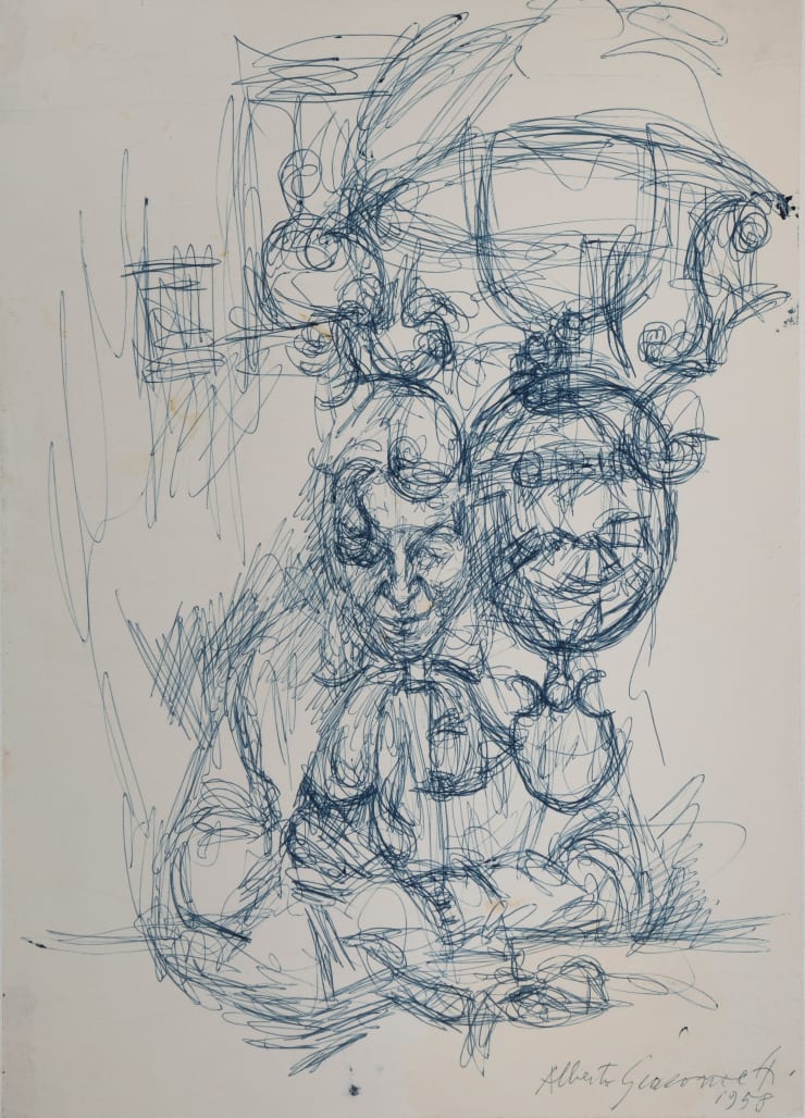 Alberto Giacometti (1901-1966), Annette à Stampa, 1958