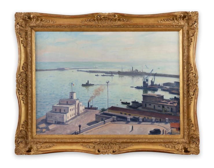 Albert Marquet (1875-1947), Le port en Hiver, Winter 1945