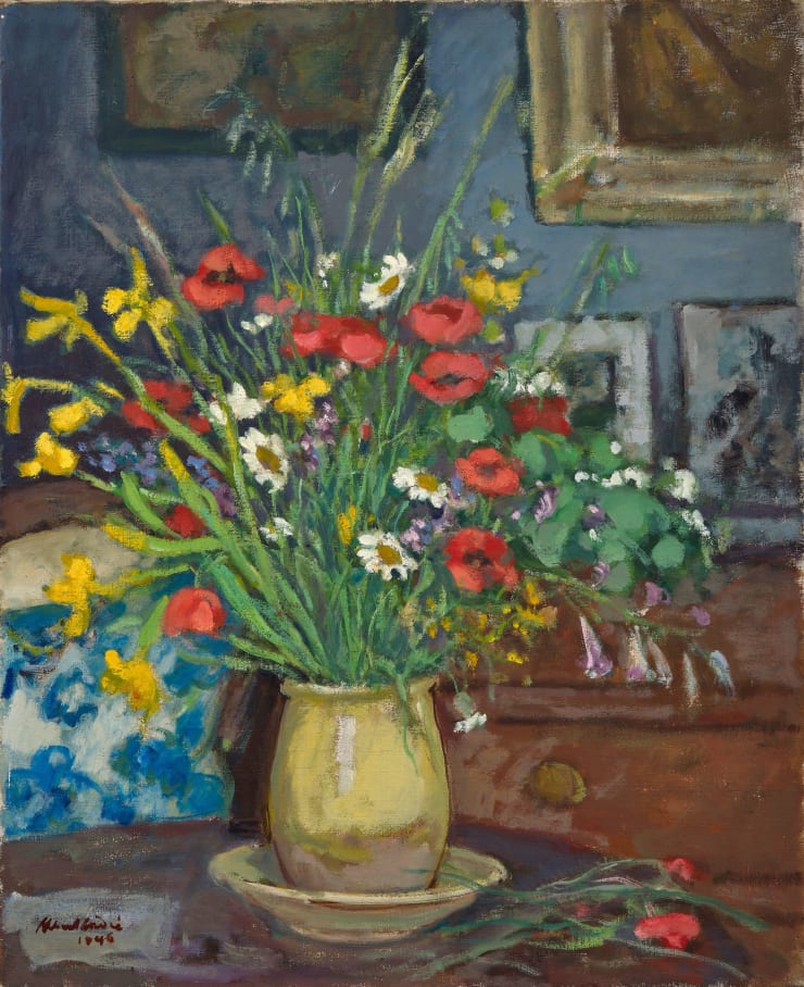 Albert André (1869-1954), Bouquet de fleurs, 1946
