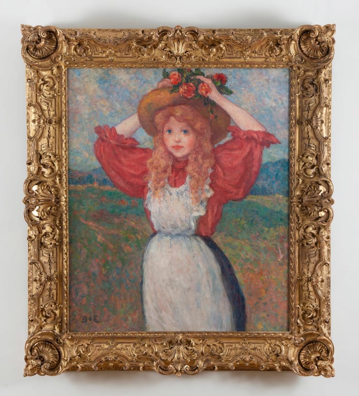 Georges D'Espagnat (1870-1950), Le chapeau fleuri, 1899