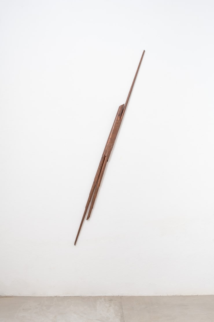 José Resende Sem título / Untitled, 2017 Cobre / Copper 78 5/8 x 6 1/4 x 3 1/8 in. 200.0 x 16.0 x 8.0 cm
