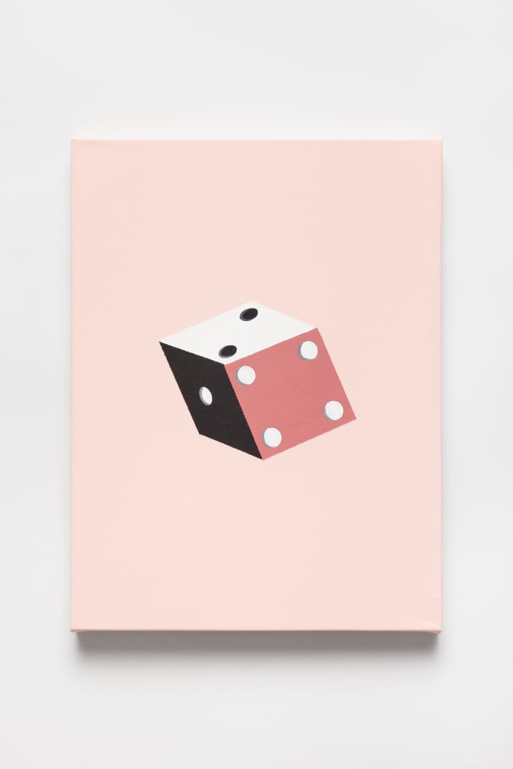 Marcelo Cipis Dado - J6, 2025 Acrílica sobre tela [Acrylic on canvas] 40 x 30 cm [16 x 12 in.]