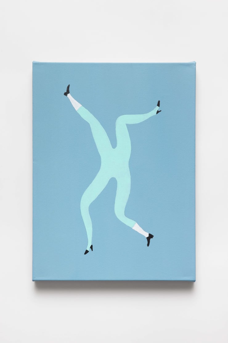 Marcelo Cipis 4 pernas - I8, 2025 Acrílica sobre tela [Acrylic on canvas] 40 x 30 cm [16 x 12 in.]