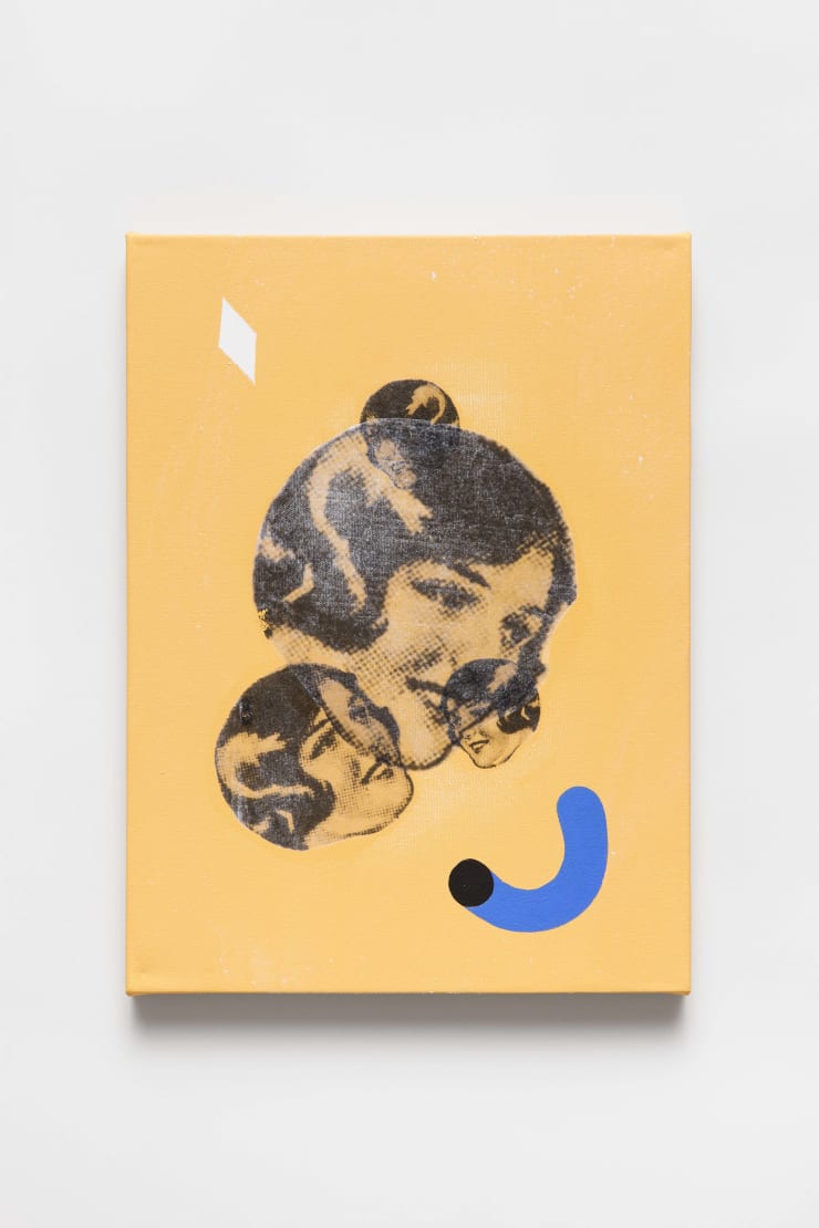 Marcelo Cipis Mulher transfer - S8, 2025 Acrílica sobre tela [Acrylic on canvas] 40 x 30 cm [16 x 12 in.]