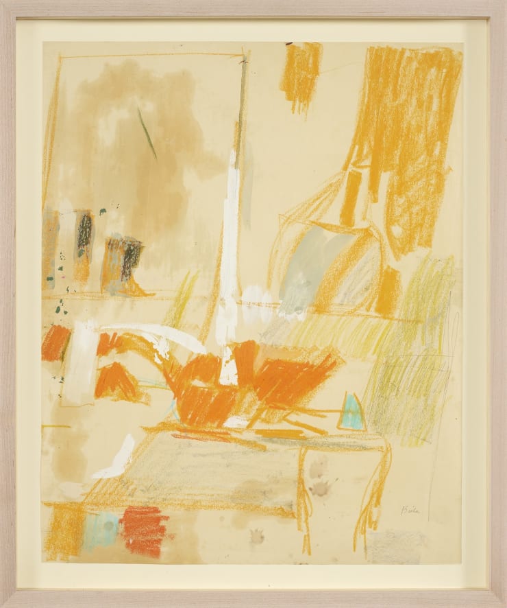 Janice Biala Untitled (Orange still life), c. 1955