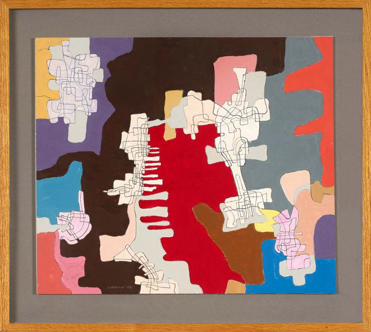 Ibram Lassaw Red Flood, 1985