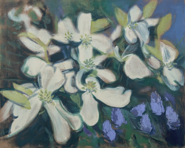 Eric Dever Dogwood and Lilac, Water Mill, 2025