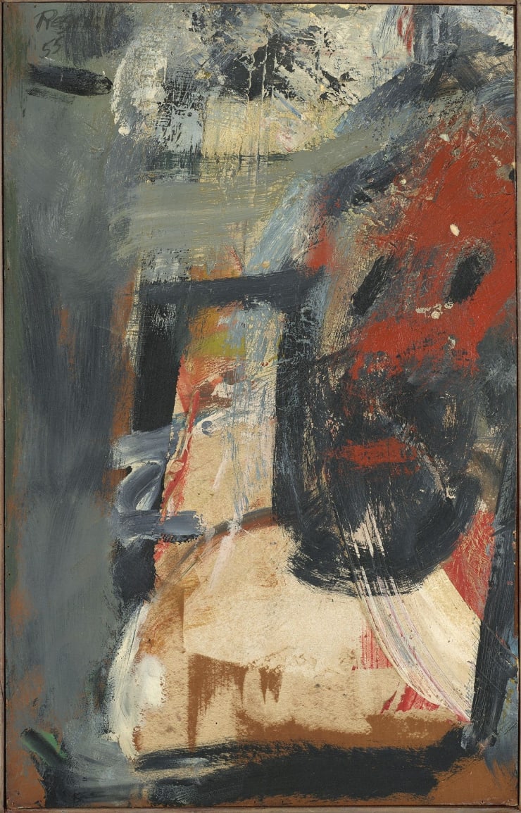 Milton Resnick Untitled, (Portrait of Ibram Lassaw), 1955