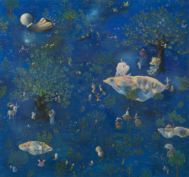 Sota Sakuma, Modrá symbióza / Blue Symbiosis, 2023