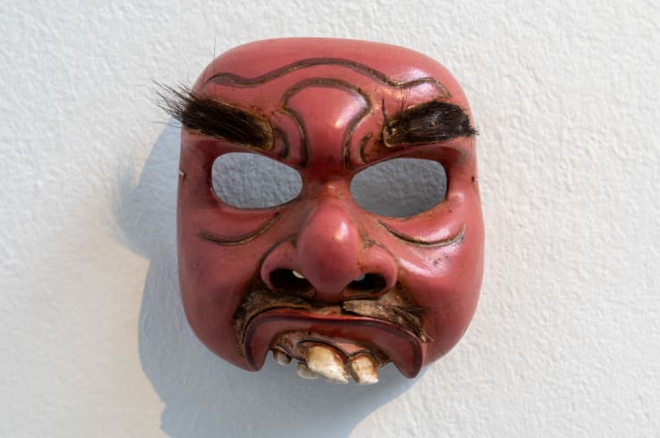 Maska bugaku, Japonsko, 19.století