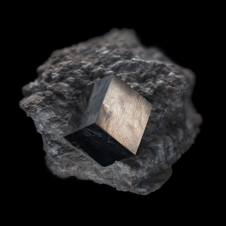 Christian Houge, Pyrite Cube, 2016