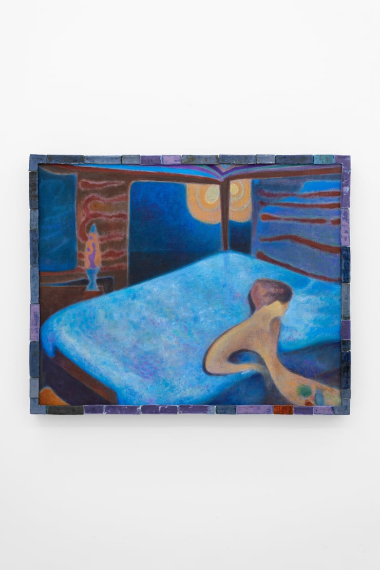 Boy at the end of bed