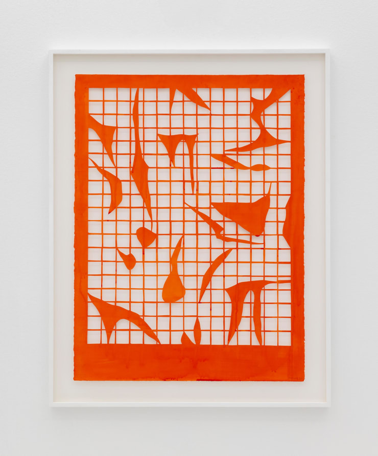 Untitled (Red Grid)
