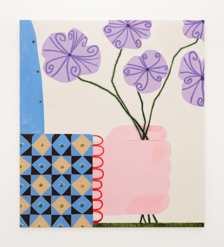 What Stands Behind the Flowers #1