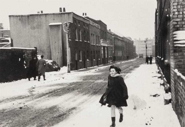 Roger Mayne - Girl in the Snow, Bethnal Green, London, 1955
