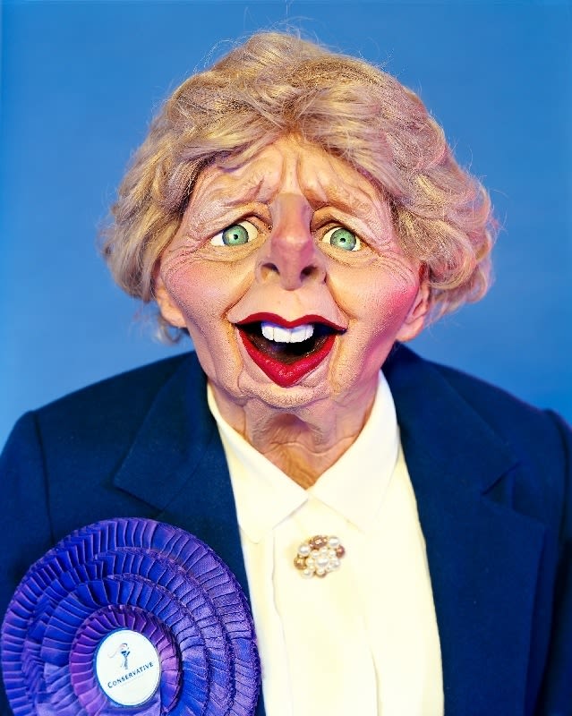 Anna Fox & Andrew Bruce, Spitting- Margaret Thatcher, 2015