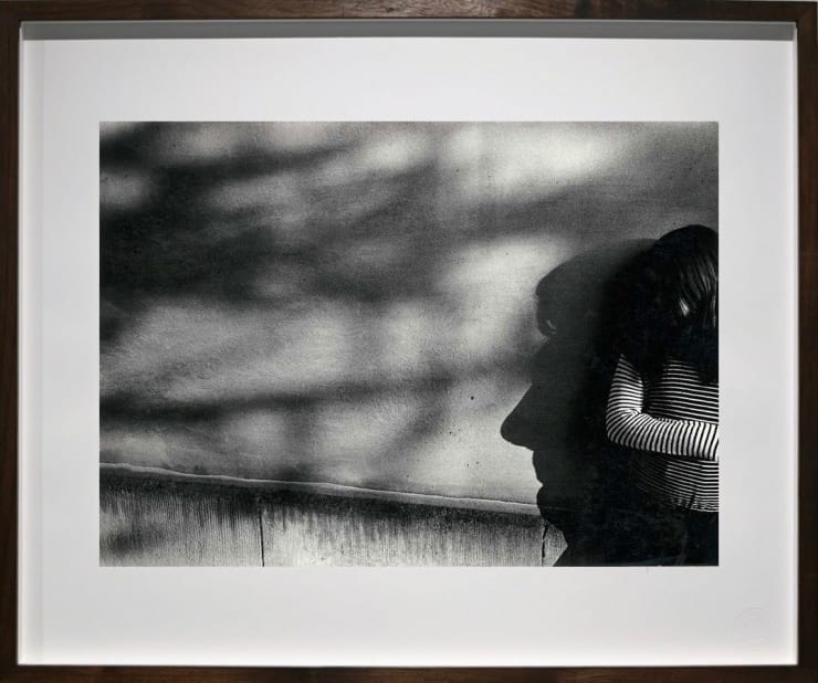 Paul Hill Girl in Striped Shirt, Matlock Bath, 2021 Platinum Print from Original 1976 Negative 50.8 x 61 cms 20 x 24 ins Edition of 7 (Edition record)