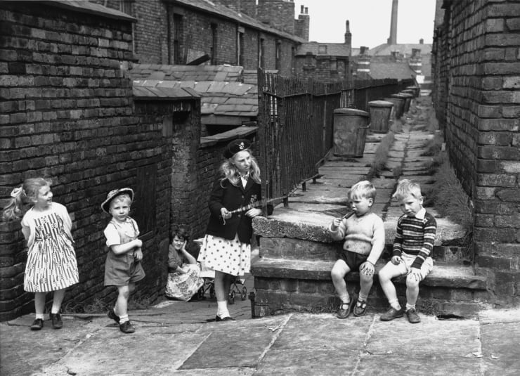 Shirley Baker Salford, 1962 Vintage Gelatin Silver Print 24.5 x 36.5 cms ; 9 5/8 x 14 3/8 ins *Frame included, shipping to be calculated at checkout.