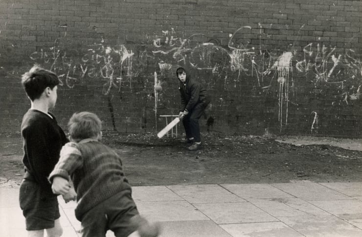 Shirley Baker School Holidays (Easter), Moss Side, 1968 Vintage gelatin silver print 19.4 x 29.5 cms 7 5/8 x 11 5/8 ins