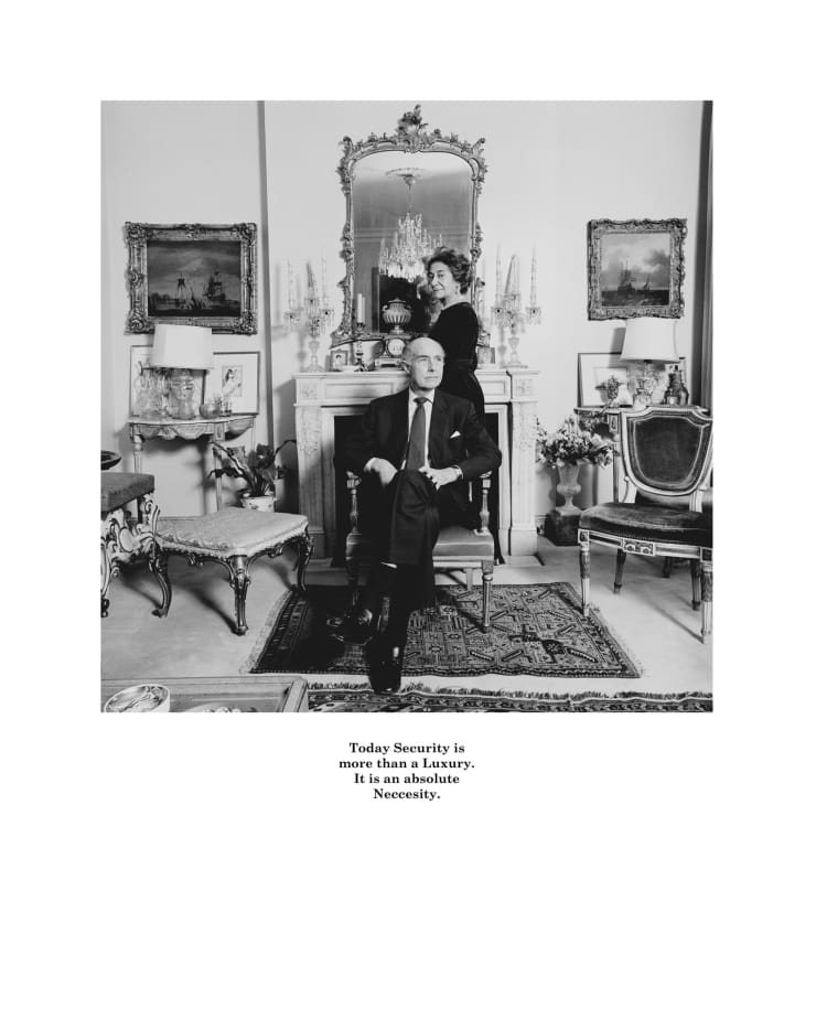 Karen Knorr, Belgravia (Today Security is more than a Luxury), 1979