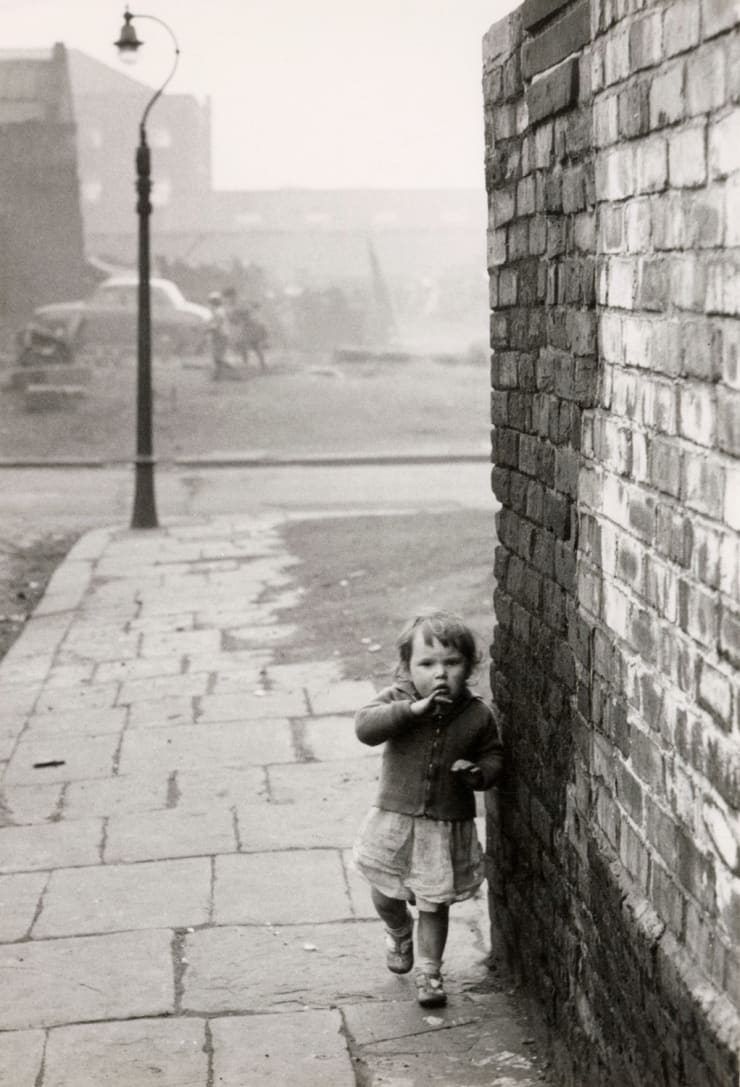 Shirley Baker Hanky Park, Salford, 1961 Vintage gelatin silver print 24 x 16.3 cms 9 1/2 x 6 3/8 ins