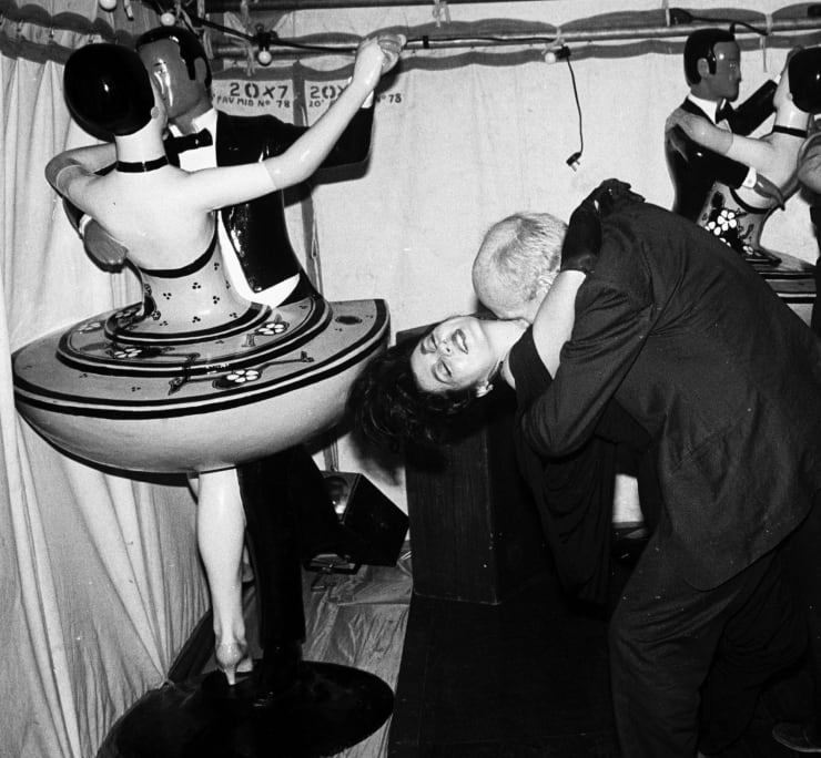 Dafydd Jones Luciana Martinez de la Rosa and Deryck Healey, Terence Conran's 50th Birthday, 1981 Gelatin Silver Print 27.8 x 35.5 cms 11 x 14 ins