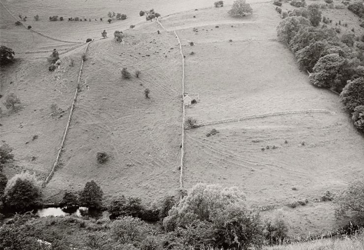 Paul Hill, Stone Barn and Wall, Dovedale , 1989