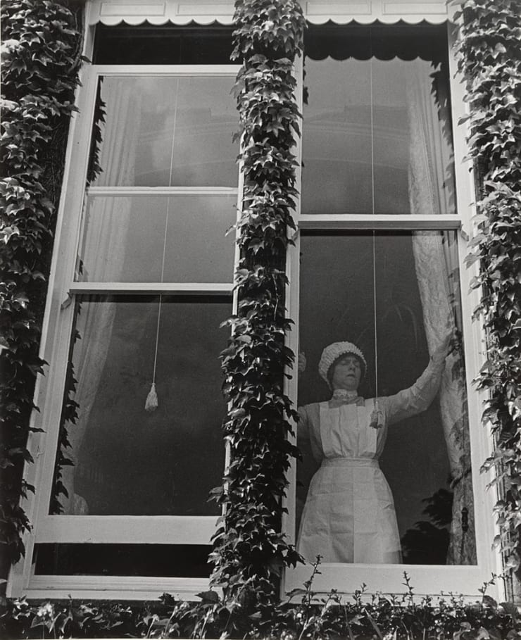 Bill Brandt, The Perfect Parlourmaid (Parlourmaid at a Window in Kensington), 1935