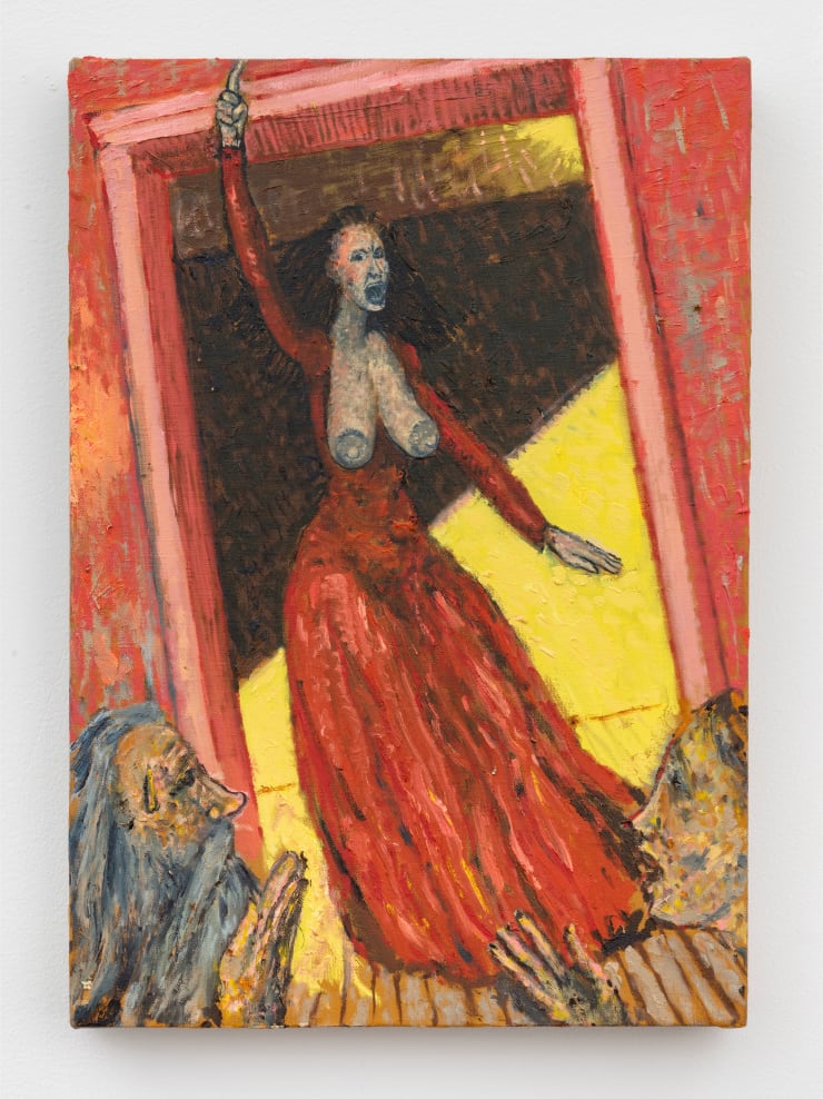 JP Munro Angry Woman , 2023 oil on linen 20 x 14 inches
