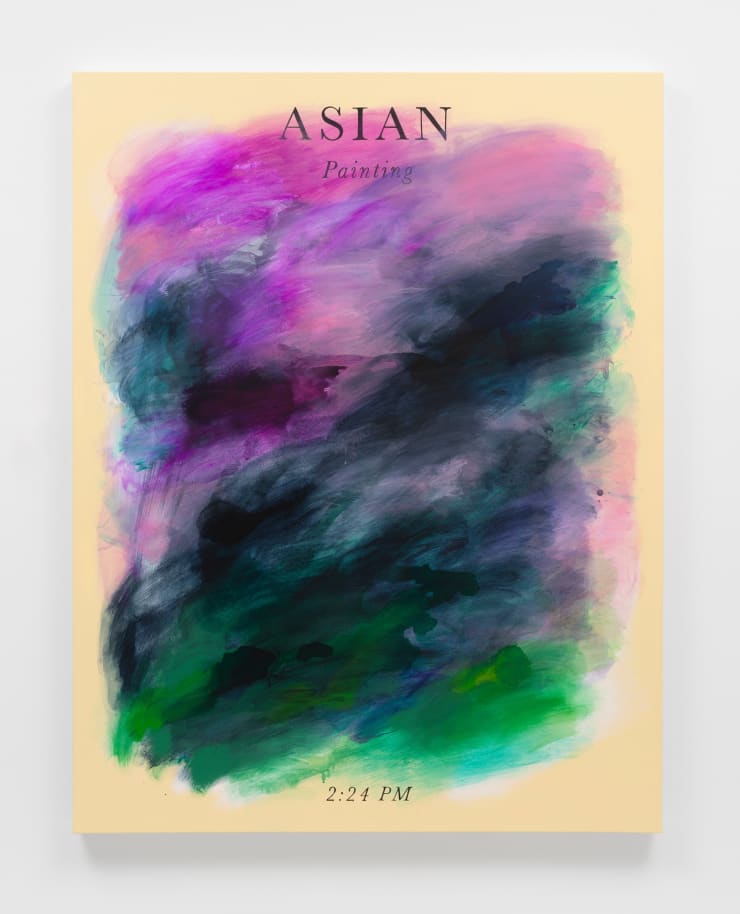 Andrew Kuo Asian Painting, 2023 acrylic on canvas 55 x 42.5 inches