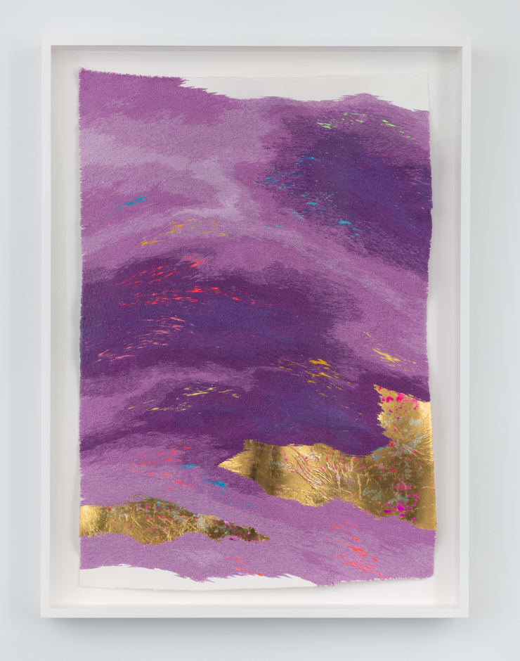 Jessie Henson, Falling on Water (the purple one), 2024