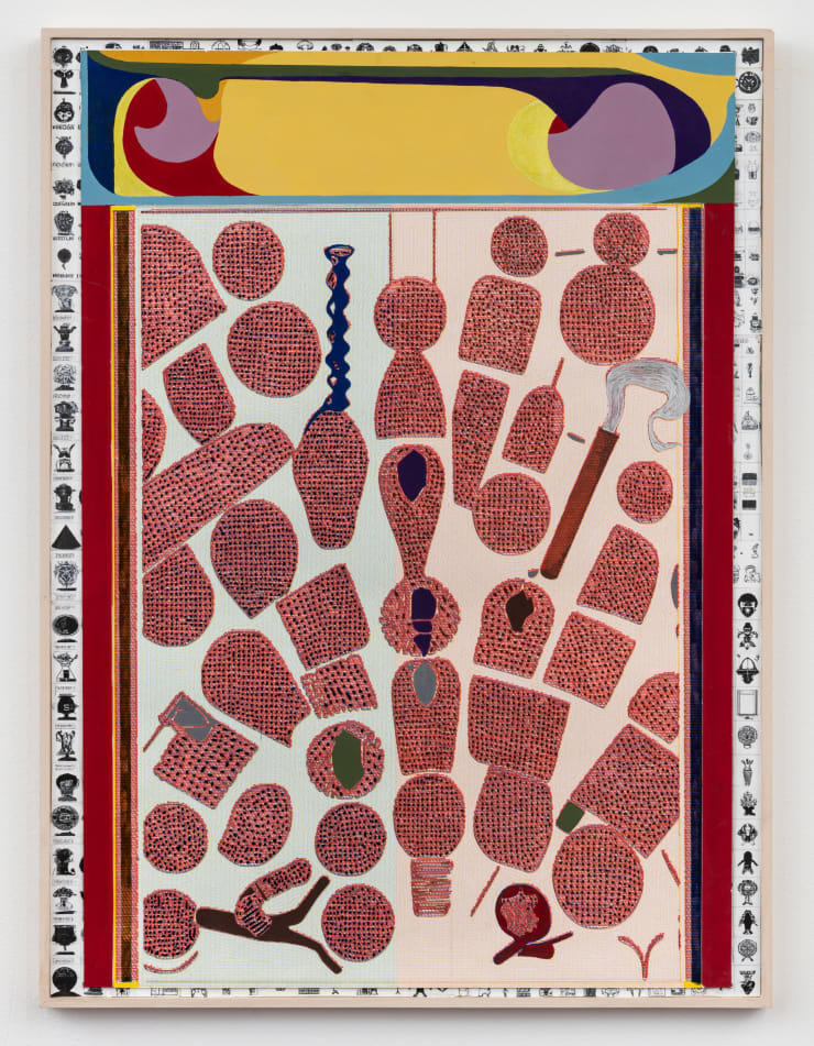 Jacques Louis Vidal Vessels in Useful Empty Places, 2023 archival ink, pencil, and acrylic on paper, laser cut plywood, found usb stick mounted on masonite panel 24.25 x 18.25 inches