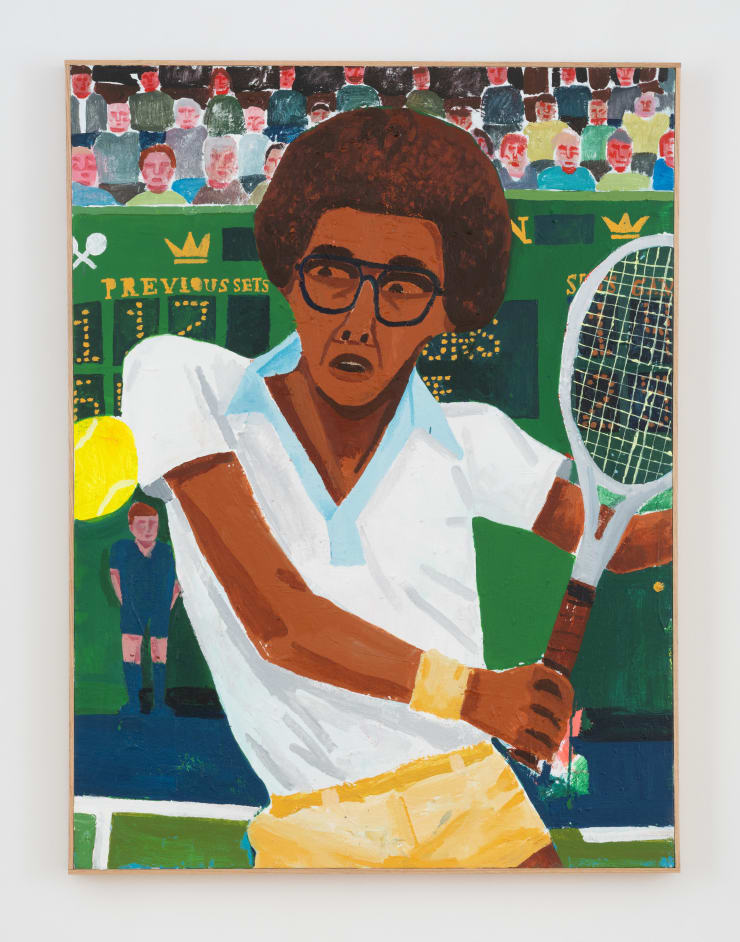 Derek Aylward Arthur, 2025 acrylic & oil on linen in oak artist frame 40 x 30 inches