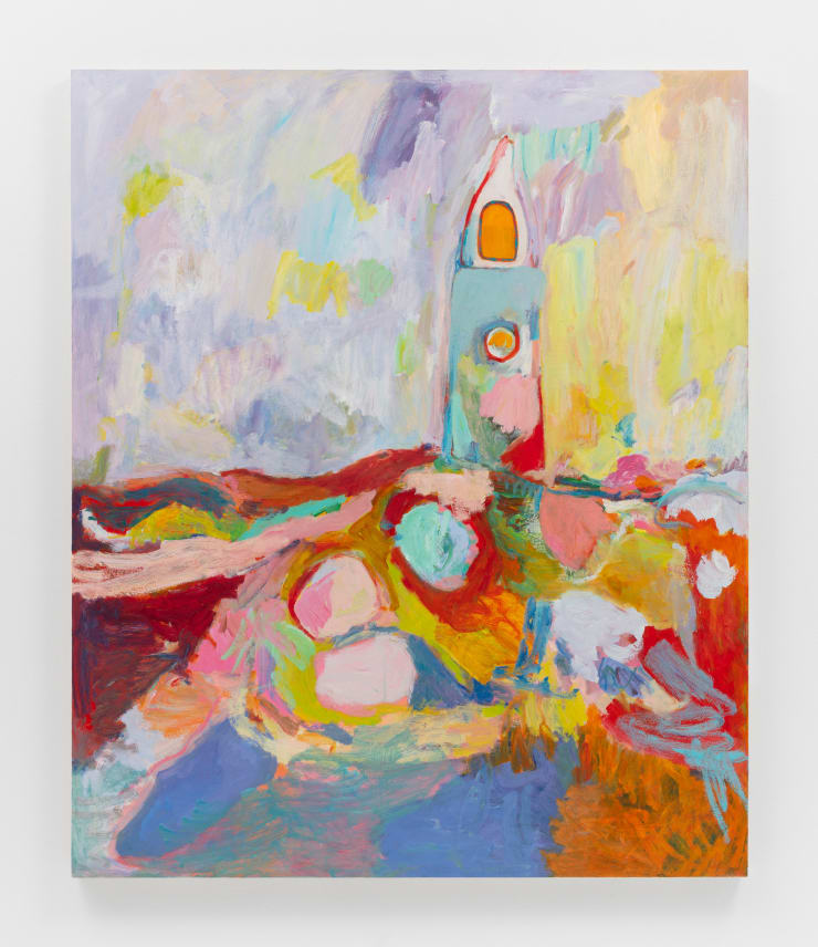 Adrianne Rubenstein Lighthouse, 2021 oil on panel 56 x 47 inches
