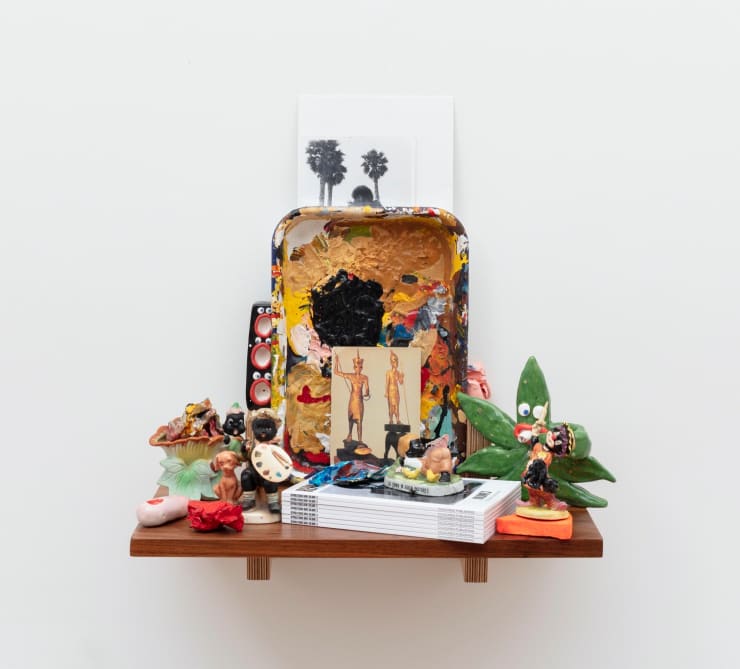 Devin Troy Strother The Black Is Beautiful Collection Part 3 (A Little Bit Of Everything, 2021 mixed media 21.5 x 19.5 x 10 inches