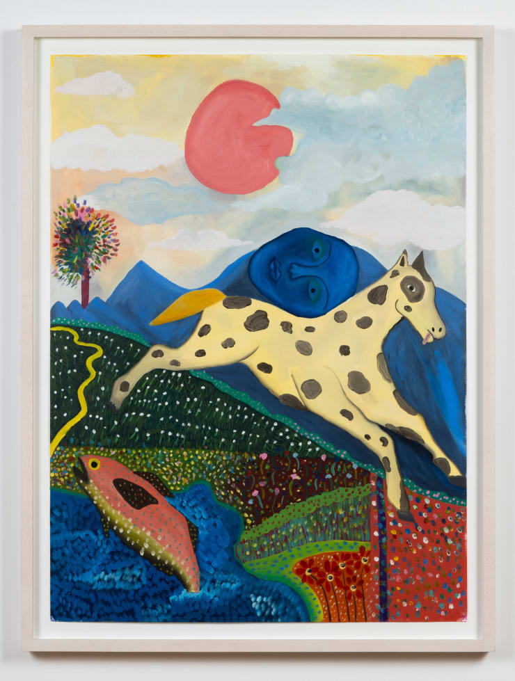 Mickey Lee TBT, 2024 oil on paper 30 x 25 inches