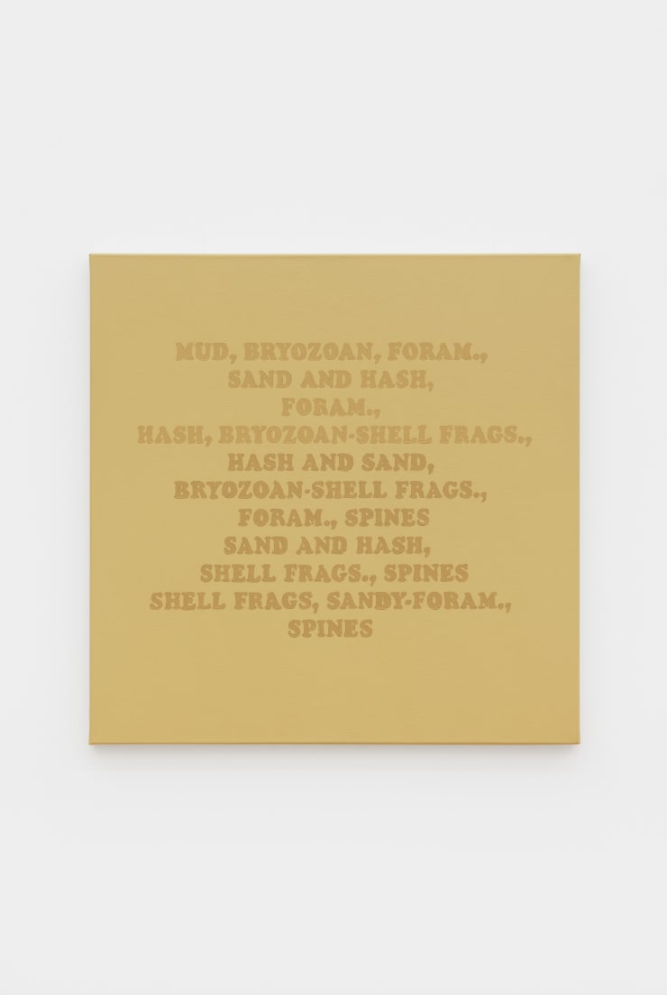 Jamilah Sabur Eltanin (262 Fathoms), 2022 acrylic-casein on linen 35.5 x 35.5 inches