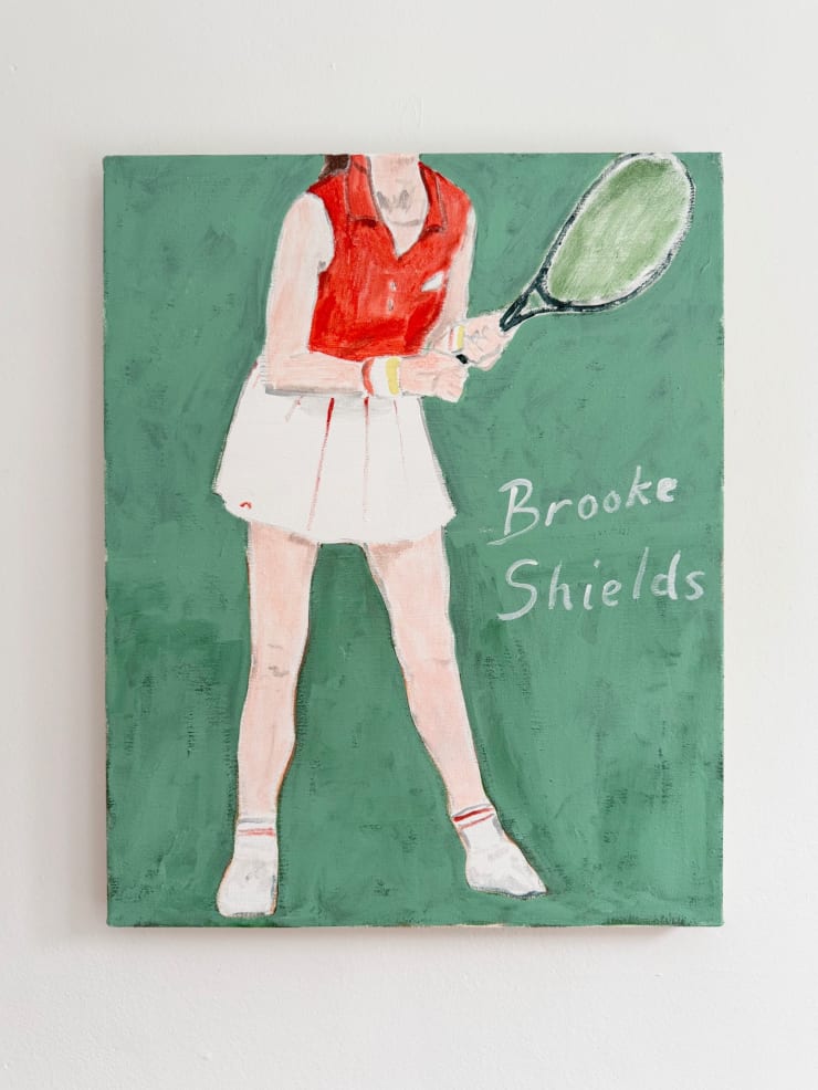 Chad Etting Brooke Shields, 2025 acrylic on canvas 20 x 16 inches