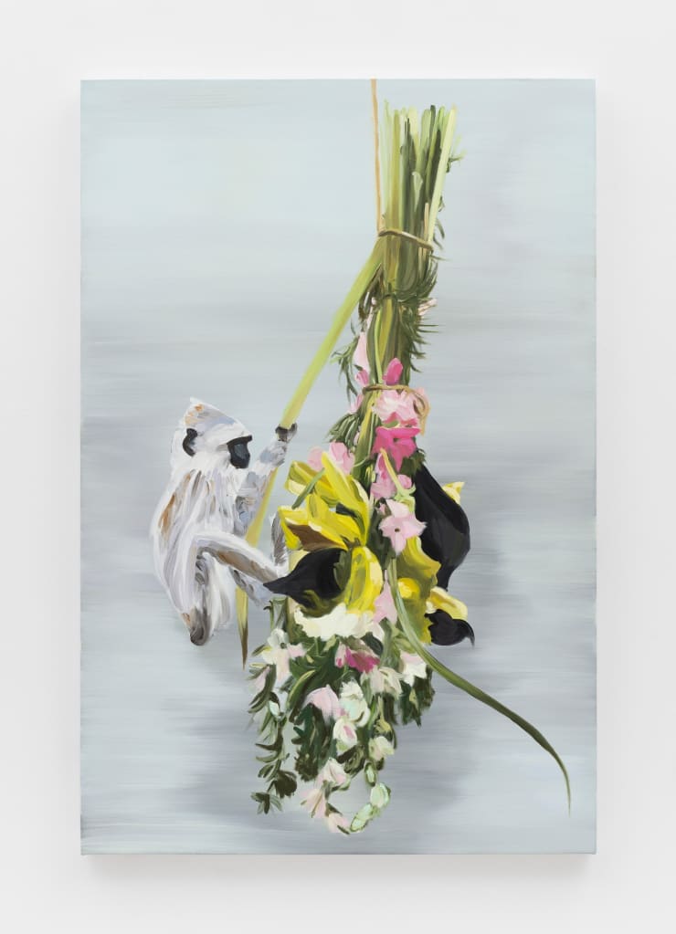 Jo Nigoghossian Hang #1, 2022 oil on canvas 48 x 32 inches