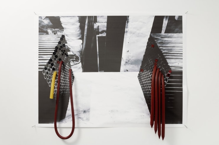 Martha Friedman, Glass Fingers, Grey Fingers, 2019