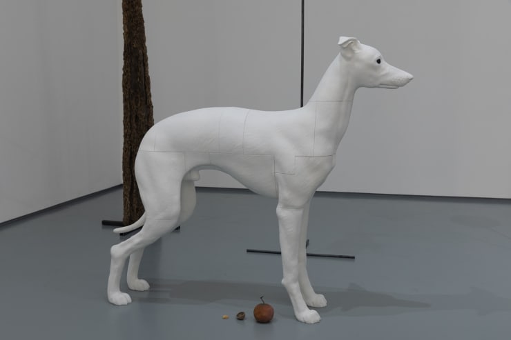 Victor Lim Seaward, Composition with a Greyhound, 2023