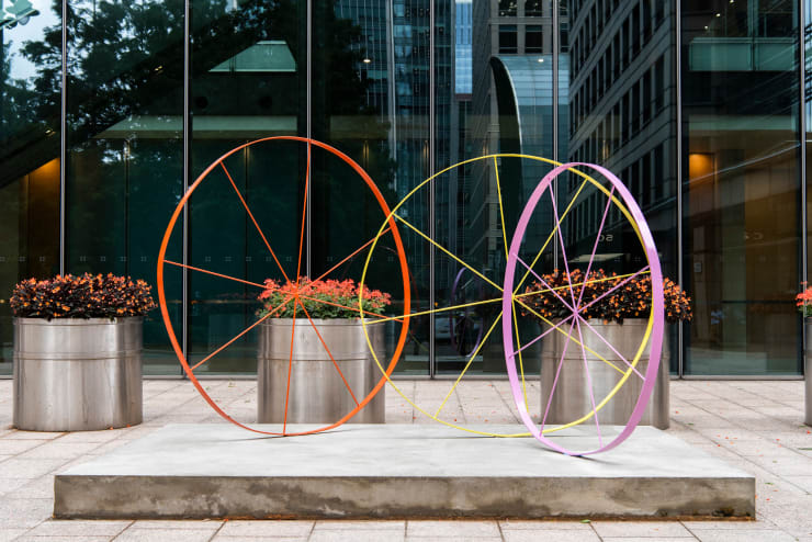 Gary Hume, Wonky Wheels, 2018