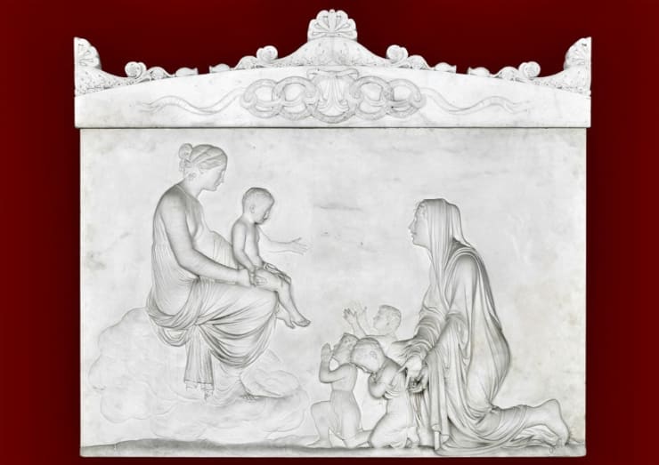 Giuseppe De Fabris, Marble plaque Mellerio , 1823-1825