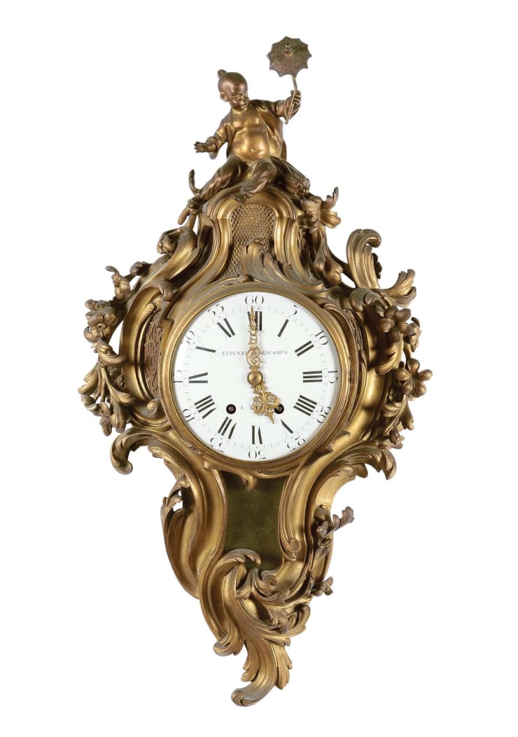 Etienne Descamps, Wall pendulum, France, 19th century