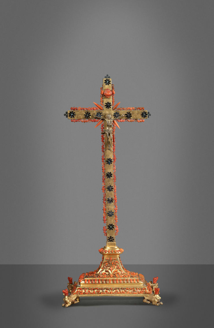 CRUCIFIX, Trapani, 17th Century